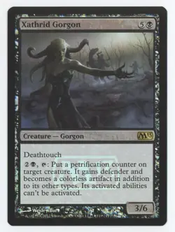 MTG Magic 2013 (M13) Xathrid Gorgon #118 FOIL RARE - Image 1
