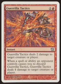MTG 9th Edition Guerrilla Tactics #196 Uncommon - Image 1