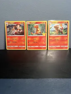 Pokemon TCG Charmeleon & Charmander Lot Of 3 Cards Included. - Image 1
