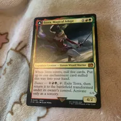 MTG Final Fantasy Terra Magical Adept Mythic Card 0245 NM Condition - Image 1