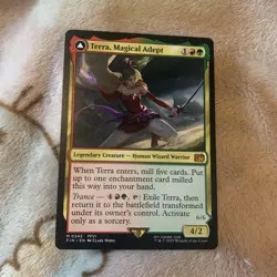 MTG Final Fantasy Terra Magical Adept Mythic Card 0245 NM Condition - Image 3