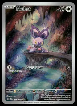 Pokemon Cards Noibat 169/159 Journey Together Illustration Rare NM *2 - Image 1