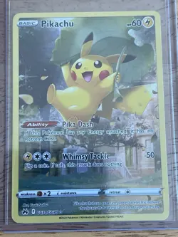 Pikachu GG30/GG70 Crown Zenith Galarian Gallery 2023 Pokemon TCG Card - Image 1