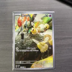 Pokemon TCG Cutiefly Illustration Rare Card 172/162 Temporal Forces - Image 1