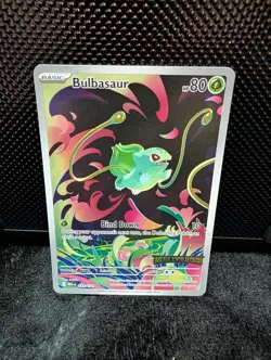 Pokemon Bulbasaur Card Mega Evolution 133/132 Stamped Card - Image 1