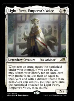 Light-Paws, Emperor's Voice 25 R Kamigawa: Neon Dynasty - Image 1