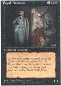 1x Royal Assassin Heavy Play MTG Magic - Kid Icarus - - Image 1