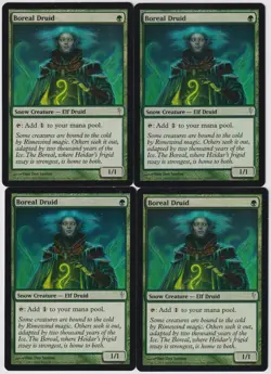 MTG 4X Boreal Druid X4 Coldsnap Magic - LP/MP - Image 1