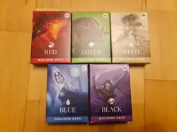 MTG 2024 Welcome Deck SEALED New Red White Blue Black Green Magic The Gathering - Image 1