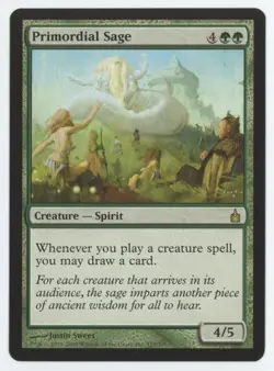 MTG Ravnica: City of Guilds Primordial Sage #177 Rare - Image 1