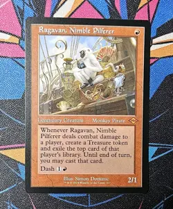 Ragavan, Nimble Pilferer NM Retro Frame MTG Modern Horizons 2 Unplayed Magic - Image 1