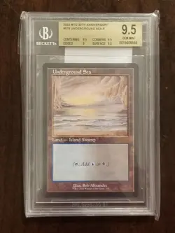 Underground Sea Magic MTG 30th Anniversary Edition RETRO Frame BGS 9.5 GEM MINT - Image 3