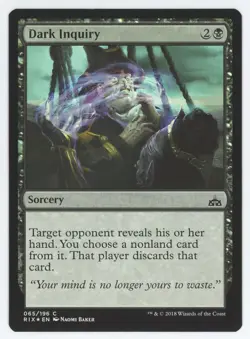 MTG Rivals of Ixalan Dark Inquiry #65 FOIL - Image 1