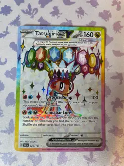 Tatsugiri EX - 226/191 - Surging Sparks - Pokemon Card TCG NM Full Art Rare - Image 2