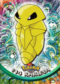 Kakuna 14 Pokemon Topps Series 1 - NM - Image 1