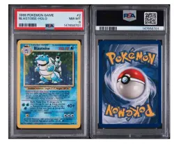 (PSA 8) Pokemon Vintage 1999 Base Set Card - Holo Blastoise 2/102 - Image 1
