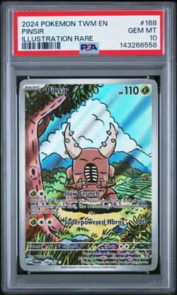 Pinsir 168 2024 Pokemon Twm Twilight Masquerade PSA 10 - Image 1