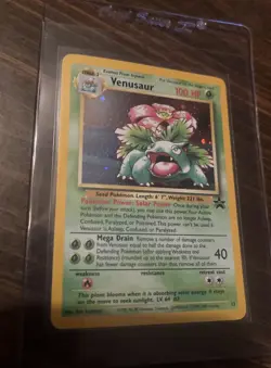 Pokemon Venusaur Holo Black Star Promo Rare HTF Authentic 1999-2000 #13 VG - Image 2