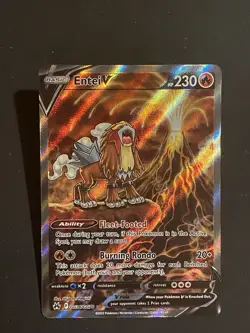 Entei V Crown Zenith Galarian Gallery Holo Ultra Rare Pokemon TCG GG36/GG70 NM - Image 1