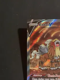 Entei V Crown Zenith Galarian Gallery Holo Ultra Rare Pokemon TCG GG36/GG70 NM - Image 2