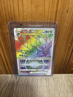 Pokemon TCG Giratina VSTAR 201/196 Secret Rainbow Rare, Lost Origin - Image 1