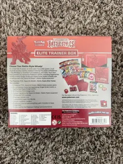 Pokemon Sword & Shield Battle Styles Red Elite Trainer Box ETB Read Description - Image 2