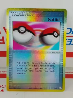 Pokemon Dual Ball 72/95 EX Team Magma vs. Team Aqua Reverse Holo Uncommon - Image 1