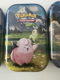 Pokemon TCG Mega Evolution Ascended Heroes Full Set Mini Tins Sealed X5 - Image 2