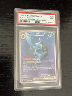 Pokemon 2023 Blastoise ex 200/165 SIR Scarlet & Violet 151 PSA 9 - Image 1