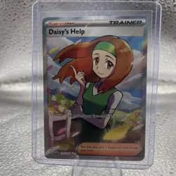 Daisy's Help 195/165 Scarlet & Violet Holo Ultra Rare Pokemon TCG NM Condition - Image 1