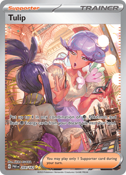 Pokemon TCG Tulip 259/182 Full Art Ultra Rare Paradox Rift NM/M - Image 1
