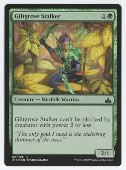 MTG Rivals of Ixalan Giltgrove Stalker #131 FOIL - Image 1