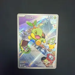 Pokemon Turtwig 040 - First Partners Black Star Promo - Full Art Holo - Mint - Image 1