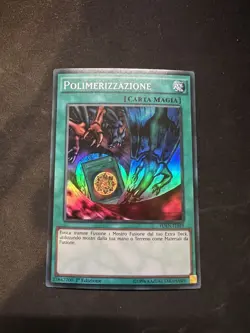 ITALIAN Yugioh Polymerization FUEN-EN049 1st Edition Super Rare Nm - Image 1
