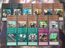 Yugioh Complete Geargia Deck 46 Cards Gear Gigant X Geargiano Budge + Bonus Gift - Image 1