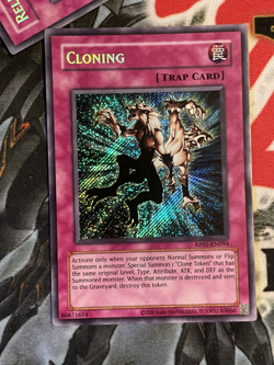 Yugioh 1x Cloning Secret Rare RP01-EN094 Retro Pack 2020 Reprint NM - Image 1