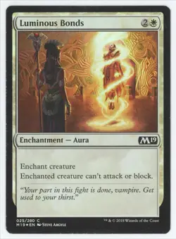 MTG Core Set 2019 Luminous Bonds #25 FOIL - Image 1