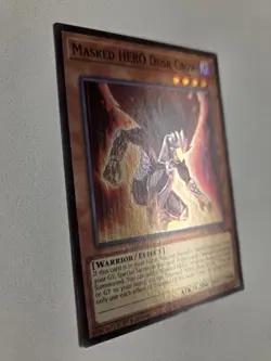 Masked HERO Dusk Crow MZMU-EN014 Super Rare Yugioh Maze of Muertos 1st Edition - Image 2