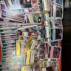 One Piece TCG Bulk Lot Of 300+ Holographic Rare, NM,LP Japanese And English - Image 2