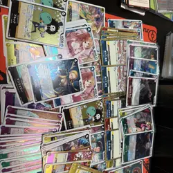 One Piece TCG Bulk Lot Of 300+ Holographic Rare, NM,LP Japanese And English - Image 3