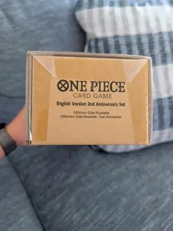 One Piece TCG Card Game 2nd Year Anniversary Set English Edition New & SEALED - Image 1