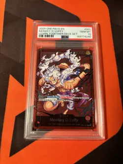 PSA 10 Luffy Leader English Learn Togethor Deck #001 One Piece - Image 1
