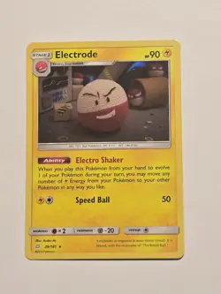 2019 Electrode 39/181 Rare HOLO Card - Sun & Moon Team Up Card Set - Image 1