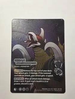 Godzilla: Reign of Kaiju Gigan Space Monster Monster Card GD201 193/186 - Image 1