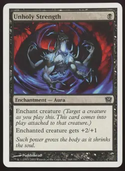 MTG 8th Edition Unholy Strength #169 - Image 1