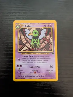 Xatu 52/75 Uncommon Neo Discovery VINTAGE WOTC Pokemon Card NM/LP - Image 1
