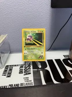 Pokemon TCG Sabrina's Venonat Gym Heroes 1st Edition Common Card 96/132 - Image 1