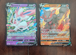 Pokemon V and GX card lot 22 Pikachu Sylveon Moltres Gengar Zapdos - Image 3