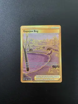 Gapejaw Bog 213/195 Swsh12: Sword & Shield-Silver Tempest Gold Card - Image 1