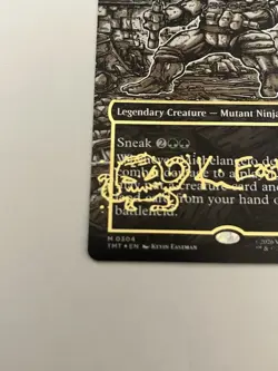 MTG: Michelangelo, Improviser (Borderless) (Gold-Stamped Signature) #304 TMT - Image 5